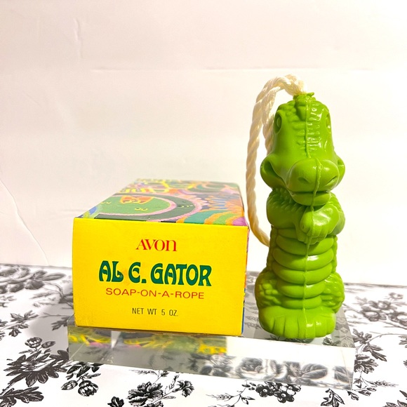 Vintage Avon AL G. GATOR soap on a rope - Picture 3 of 6